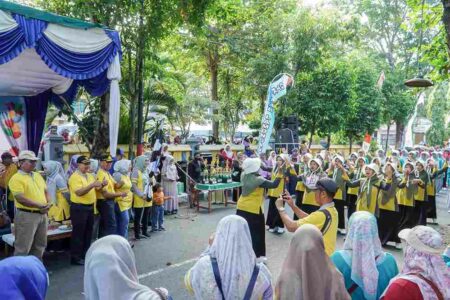 HUT ke 74 IGTKI-PGRI, Lamongan Sajikan Bazar Produk P5 Kurikulum Merdeka