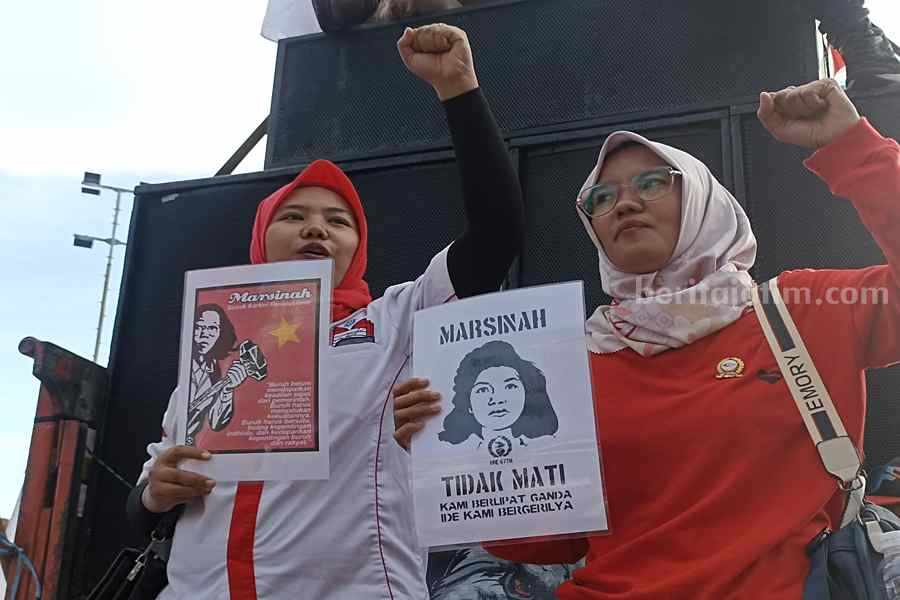 PJ Gubernur Jatim Janji Perbaiki Monumen Marsinah di Nganjuk Foto Berita Jatim