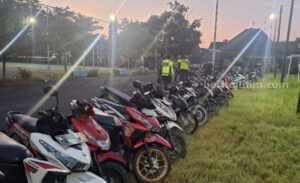 42 Unit Motor Diamankan Pleton Siaga Polres Pamekasan, Ini Penyebabnya Foto Berita Jatim