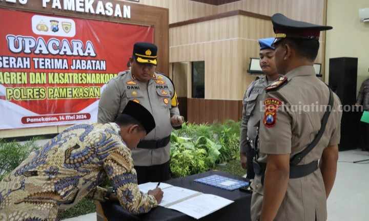 Dua Pejabat Baru Dapat Pesan Khusus dari Kapolres Pamekasan Foto Berita Jatim