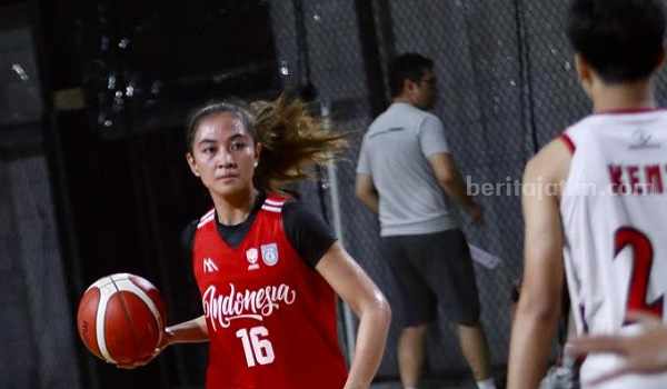 Pemain timnas putri tengah pemusatan laltihan di Jakarta. (Way)