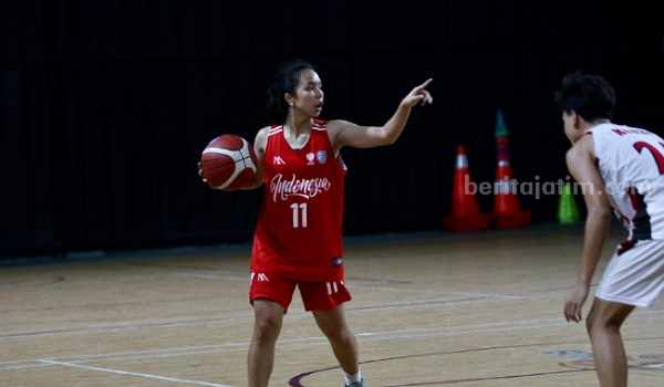 Timnas basket putri U18 tengah pemusatan latihan di Jakarta. (Way)