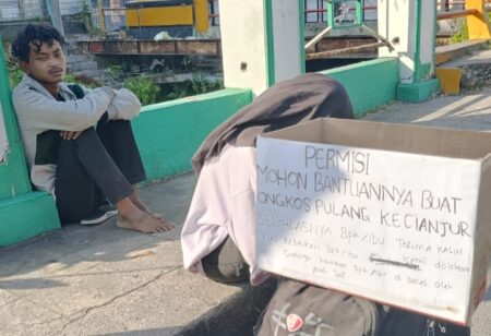 Niat Cari Kerja, Pasutri Asal Cianjur Terlantar di Pamekasan