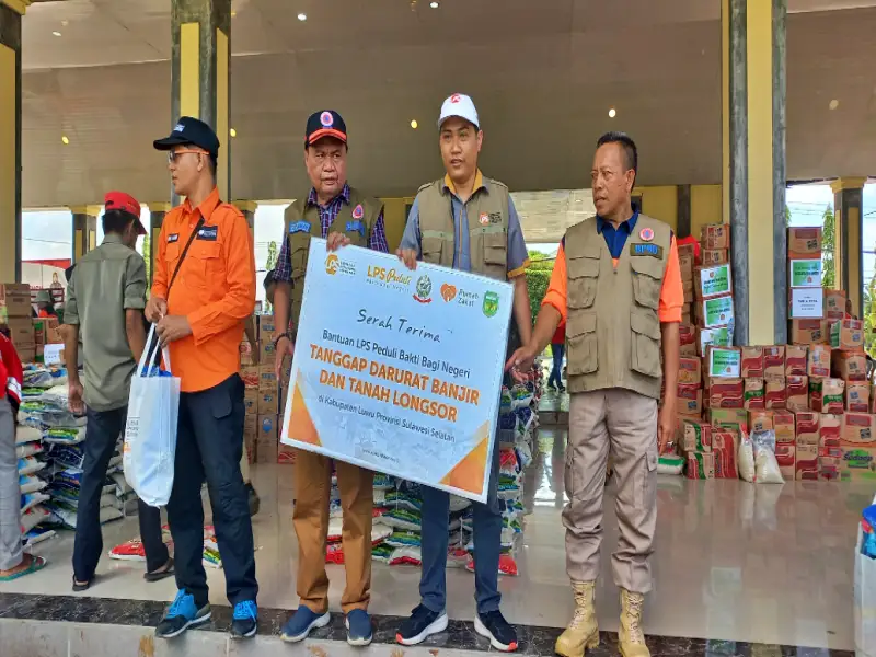 LPS Salurkan Bantuan Korban Banjir dan Tanah Longsor di Luwu Sulsel Foto Berita Jatim