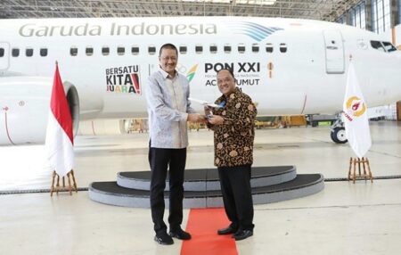 KONI Gandeng Garuda Indonesia untuk Dukung Sarana Transportasi