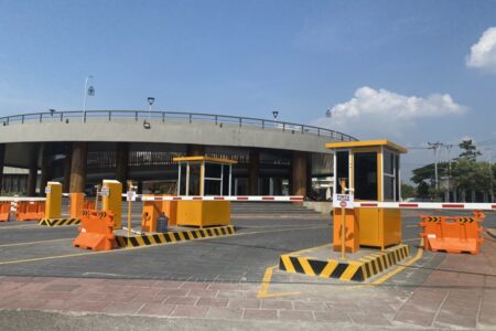 Parkir Elektronik di Rest Area Tuban Abirama. [foto: Diah Ayu/beritajatim.com]