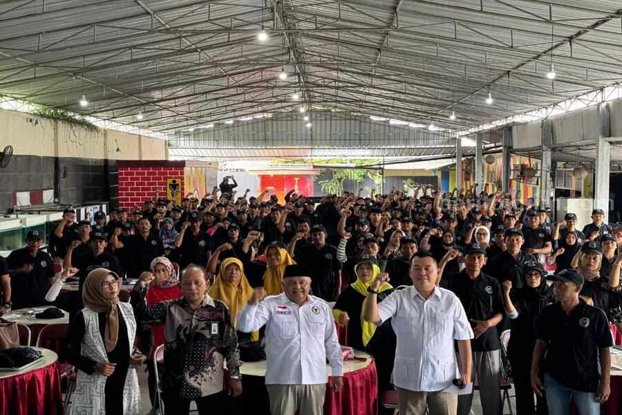 Konsolidasi Partai Gerindra Kota Blitar.