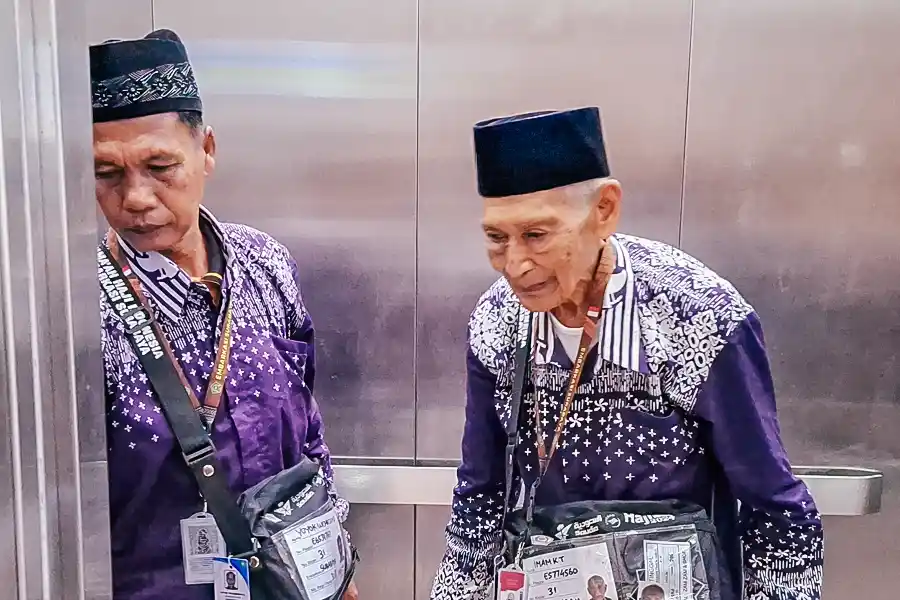 Jemaah haji berusia 100 tahun asal Kabupaten Pasuruan, Imam Kartam Taselim (foto: istimewa)