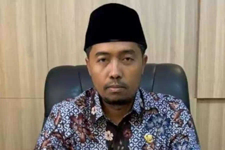 Kepala Dinas Pendidikan Bangkalan, Yakub saat dikonfirmasi di ruang kerjanya.