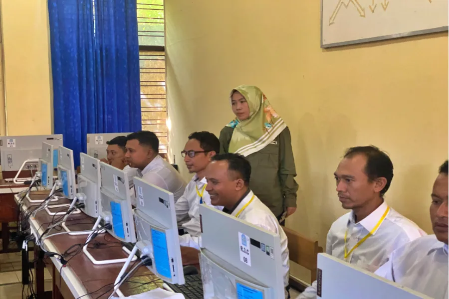 KPU Tuban Gelar Tes CAT Untuk Calon PPK, Apa Itu CAT? Foto Berita Jatim