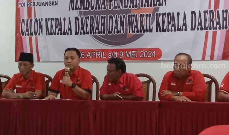 Seminggu Lebih PDIP Jombang Buka Pendaftaran Bacabup, Belum Ada yang Ambil Formulir Foto Berita Jatim