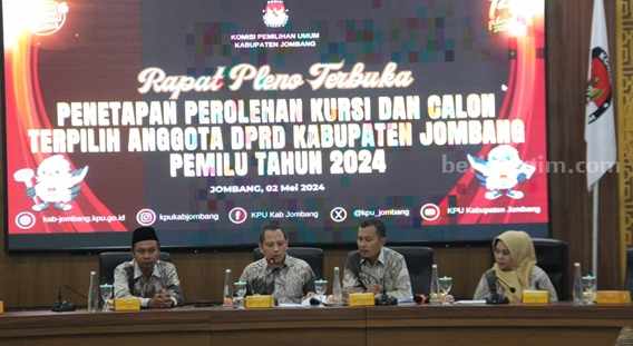 KPU Tetapkan 50 Caleg Terpilih di DPRD Jombang, Ini Daftar Lengkapnya Foto Berita Jatim