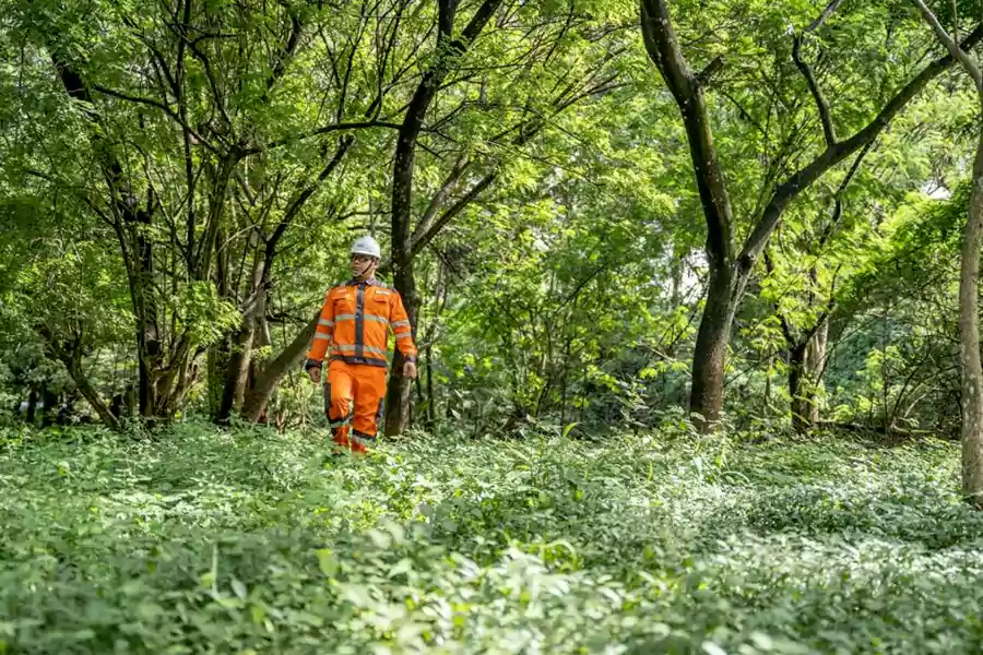 Kawasan Hutan Kota PT Solusi Bangun Indonesia (SBI) Tbk Pabrik Cilacap.