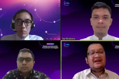 Webinar Global and Domestic Investment Strategies yang diselenggarakan oleh Sinarmas Sekuritas (SimInvest)
