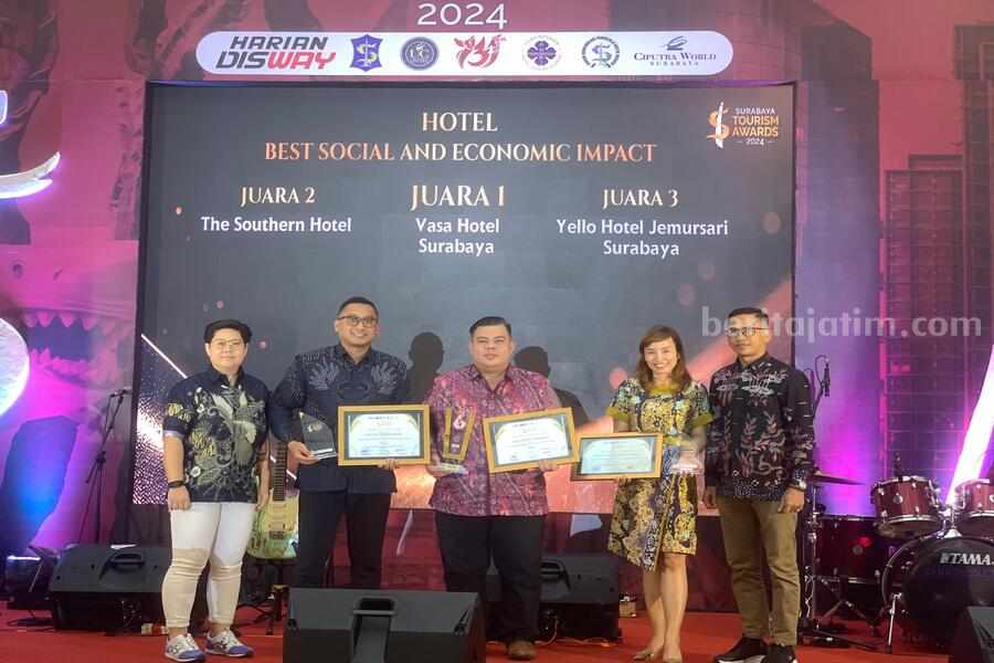 YELLO Hotel Jemursari Surabaya Unggul dalam Perhelatan Surabaya Tourism Awards 2024