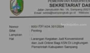 Pemkab Sampang Larang ASN Judi Online