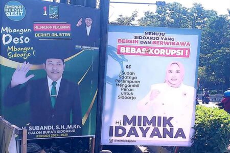 Mas Iin dan H Subandi-Hj Mimik Berebut Rekom PKB Sidoarjo Bupati Sidoarjo