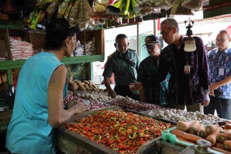 Satgas Ketahanan Pangan Kota Kediri Cek Stok dan Harga Komoditas Jelang Hari Raya Kurban