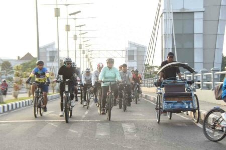 Gowes Rodalink, Pj Wali Kota Kediri: Jadikan Bersepeda Kebutuhan Transportasi