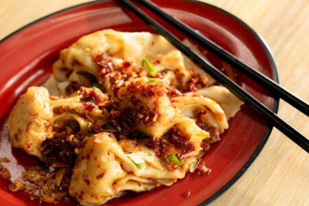 Wonton chili oil. (Instagram/mamieki_)