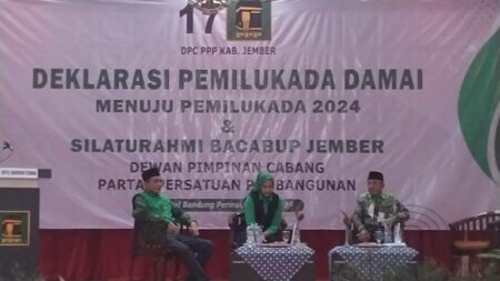 Tiga Bacabup Ikuti Deklarasi Pemilukada Damai PPP Jember