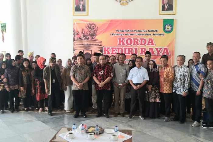 Pengukuhan Pengurus Keluarga Alumni Universitas Jember (KAUJE) Koordinator Daerah Kediri.