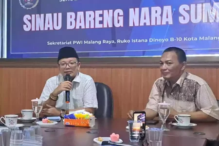 Gus Fahrih Calon Wakil Wali Kota Malang Punya Gagasan Sekolah Swasta Gratis Ahmad Fahrih Sulaiman alias Gus Fahrih saat di Kantor PWI Malang Raya.