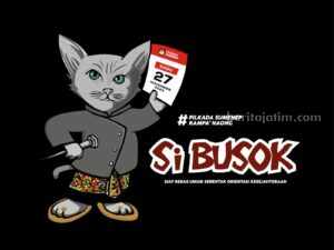 Maskot Pilkada Sumenep, Si Busok.