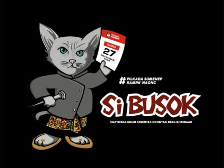 Maskot Pilkada Sumenep, Si Busok.