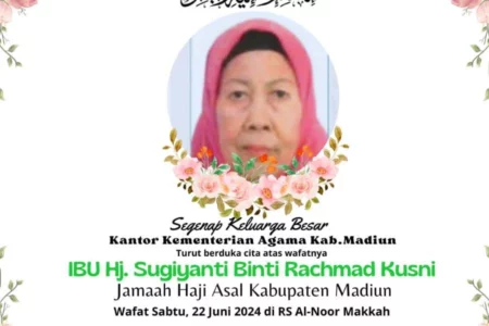 Jemaah Haji Madiun Meninggal di Tanah Suci, Diduga Kelelahan