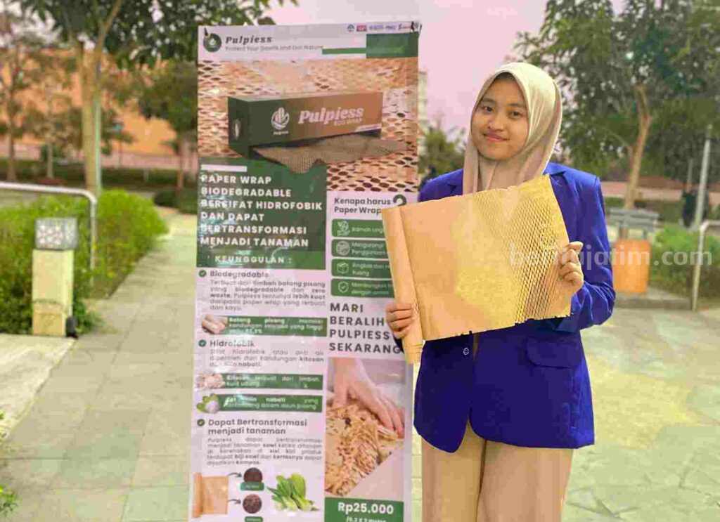 Pulpiess, Inovasi Paper Wrap Biodegradable yang Bisa Jadi Tanaman Buatan Mahasiswa UM