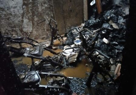 4 Motor di Kantor Koperasi Milik BUMN di Mojokerto Ikut Terbakar