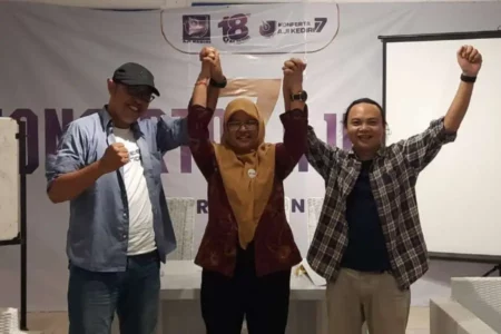 Pengurus AJI Kediri Berganti, Komitmen Kawal Isu Publik