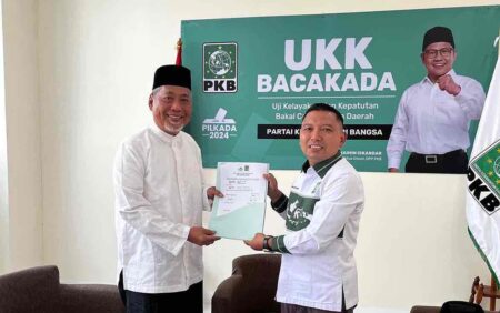 Fit Proper Test di DPP PKB, Noer Tjahja: Sinyal Baik untuk Sampang! Bakal calon (Bacalon) Bupati Sampang 2024-2029, Noer Tjahja saat mengikuti fit and proper test di DPP PKB, Senin (24/6/2024).