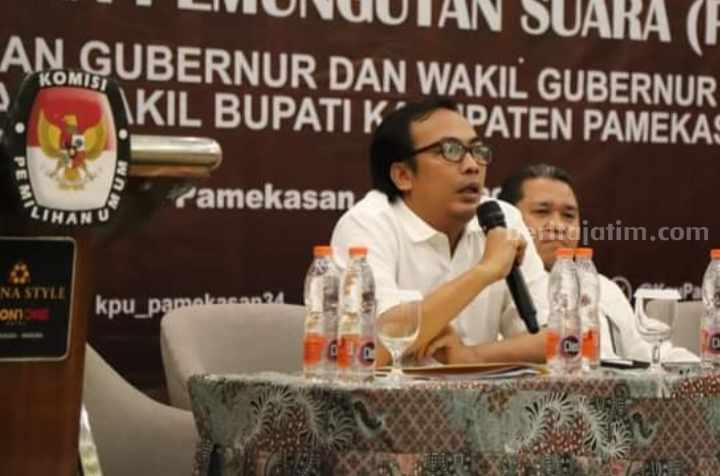 Divisi Teknik dan Penyelenggaraan KPU Pamekasan, Moh. Amiruddin.