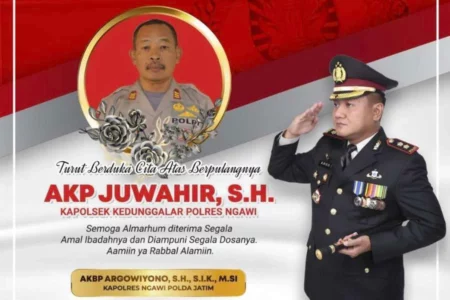 Kapolsek Kedunggalar Ngawi Meninggal Dunia foto beritajatim