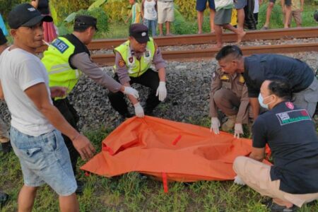 Mr X Tewas Tertemper Kereta Api di Jalur Bojonegoro-Kalitidu foto beritajatim