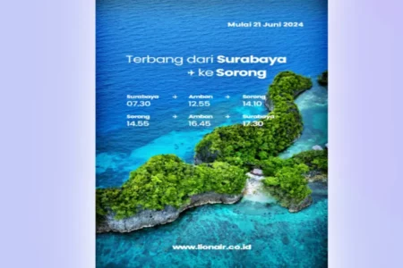 Lion Air Buka Rute Baru Surabaya-Ambon-Sorong, Hemat Waktu Lion Air