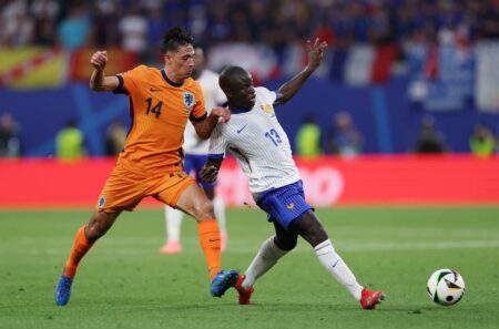 Tijjani Reijnders merupakan pemain keturunan Indonesia yang kini menjadi pilar Belanda di Euro 2024. Foto: UEFA