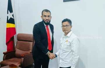 Investor UAE Rahul Thottiyil Bersama Wakil Perdana Menteri Timor Leste.