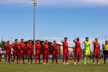 Potret para pemain Timnas U-20 sebelum pertandingan melawan Italia dalam ajang Tournoi Maurice Revello 2024. (Foto: Tournoi Maurice Revello)