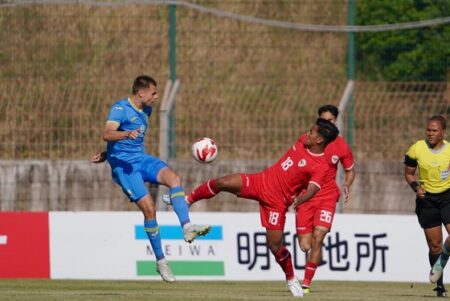 Timnas U-20 Indonesia dikalahkan Ukraina 0-3 pada laga perdana di ajang Tournoi Maurice Revello. Foto: PSSI