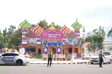 Pos Pelayanan dan Pengamanan terpadu dalam rangka Operasi Ketupat Semeru Tahun 2024.