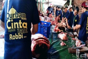 Sukses Qurbanku Cintaku 1445 H / 2024 M di Masjid Baitul Akhiroh, Nginden Sukolilo Surabaya