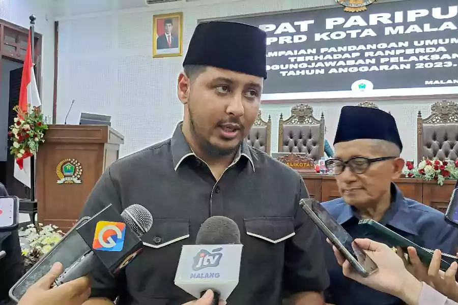 Sekretaris DPC Partai Gerindra Kota Malang, Rimzah. (Beritajatim/Lucky)