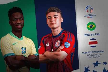 Brasil dijadwalkan berhadapan dengan Kosta Rika di Stadion SoFi, Inglewood pada Selasa (25/6/2024) pagi pukul 08.00 WIB. Foto: Copa America