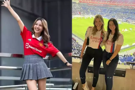 Dua di antara styling kaos jersey bola untuk tampilan kasual yang trendy.