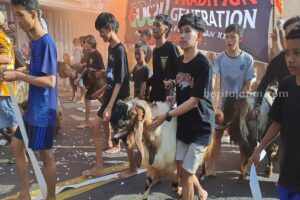 Pelopor Arak-arakan Kambing, Temenggungan Kota Malang Jaga Tradisi Puluhan Tahun Tradisi arak-arak Kambing di Indonesia ada di Temenggungan, Kota Malang.
