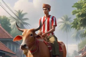 Empat Tradisi Unik di Jawa Timur Jelang Iduladha, Orang Madura Pulang Kampung Ilustrasi orang Madura pulang kampung.