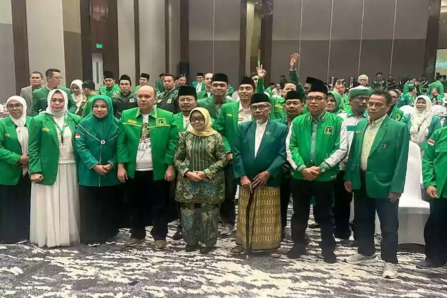 Jajaran Pengurus DPW PPP Jatim saat Bimtek persiapan menuju Pilkada Serentak 2024.